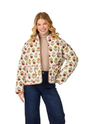 Harvest Jacket White by Mud Pie