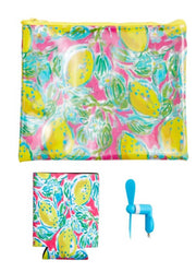 Yellow Beach Case Set by Mud Pie