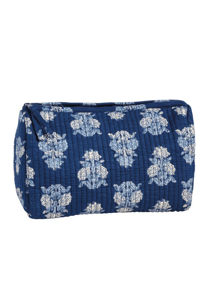 Navy Cornflower Print Case by Mud Pie
