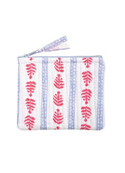 White Americana Print Small Case by Mud Pie