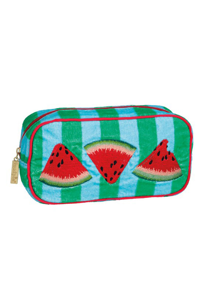 Green Terry Cloth Case by Mud Pie
