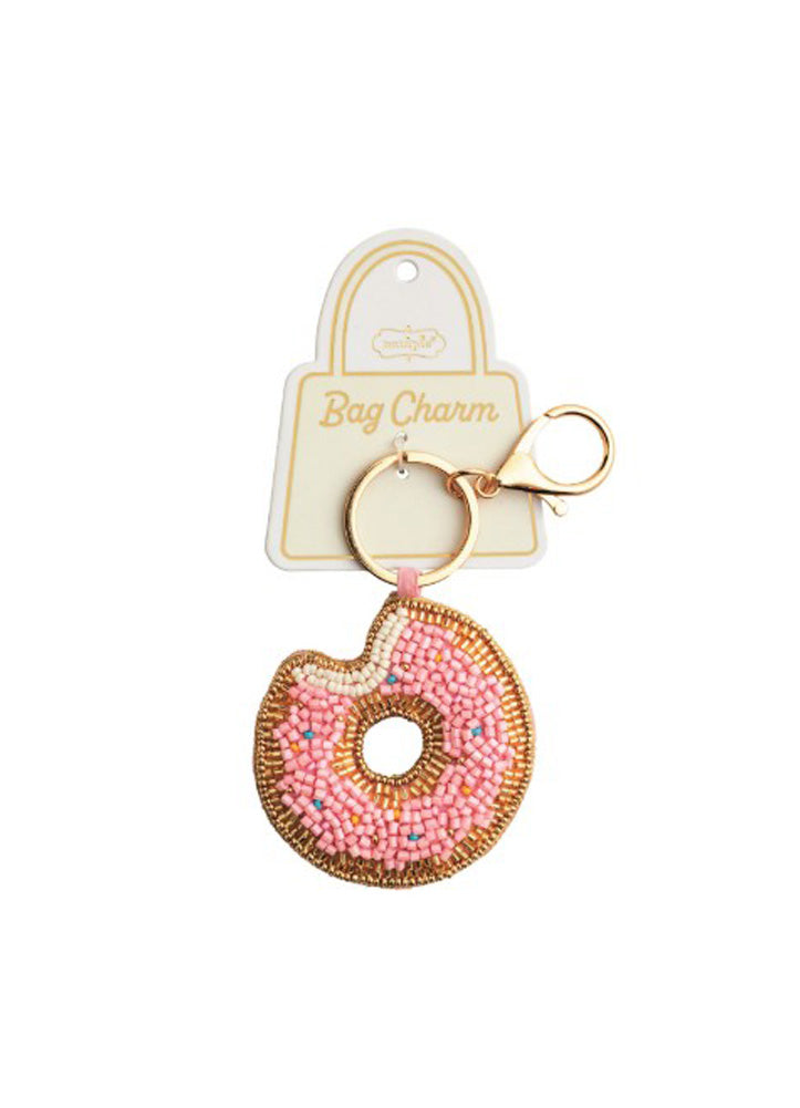 Café Beaded Bag Charm Donut by Mud Pie