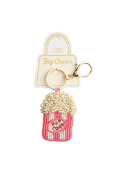 Café Beaded Bag Charm Popcorn by Mud Pie