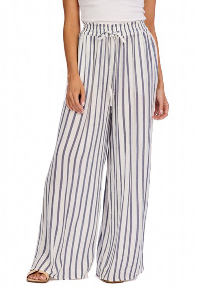 Tracey Beach Pants Blue by Mud Pie