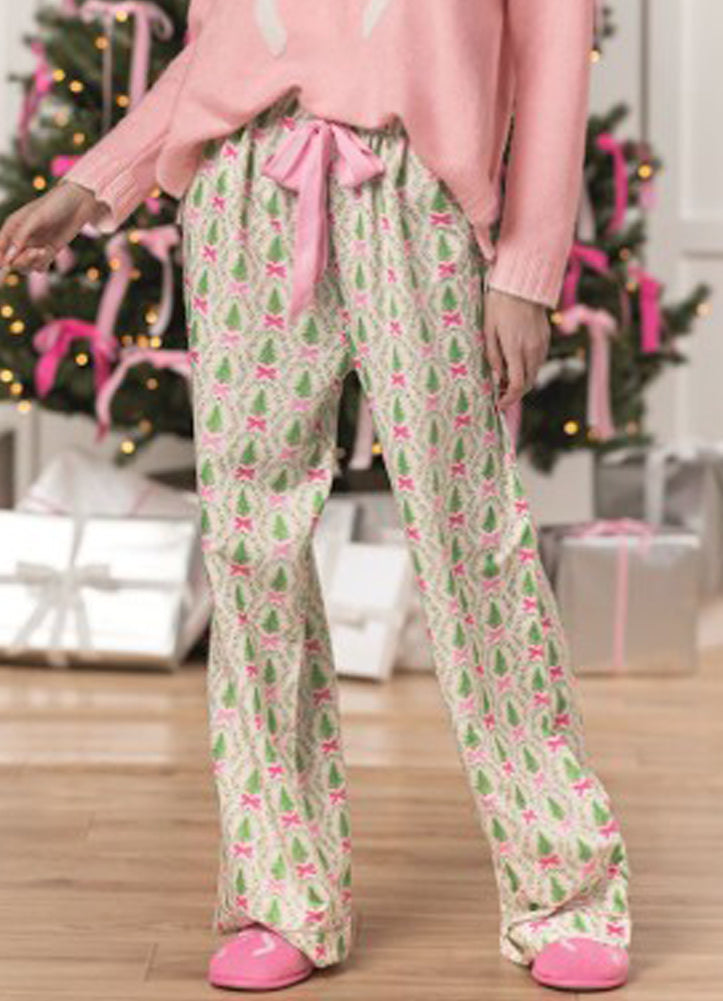 Holiday Pajama Pants Trees by Mud Pie