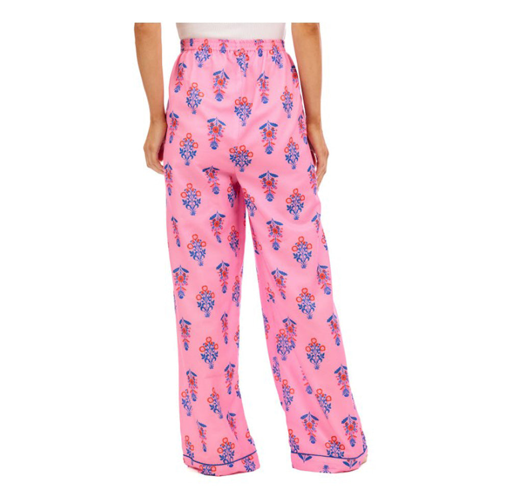 Pink Floral Pajama Pants by Mud Pie