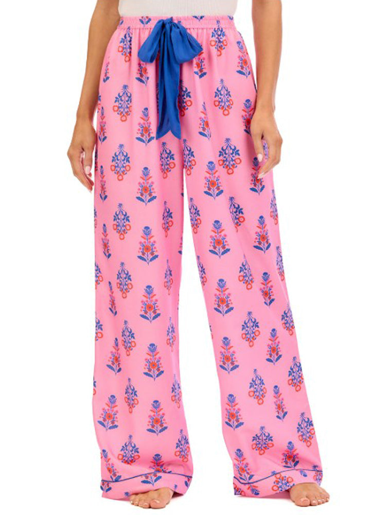 Pink Floral Pajama Pants by Mud Pie