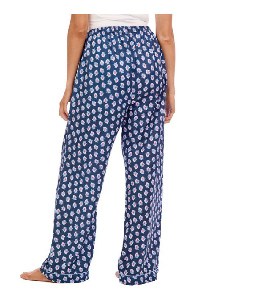 Navy Floral Pajama Pants by Mud Pie