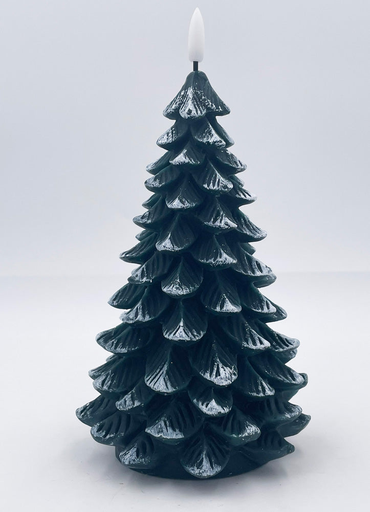 Medium Winter Forest Flameless Flickering Wax Tree by Twos Company