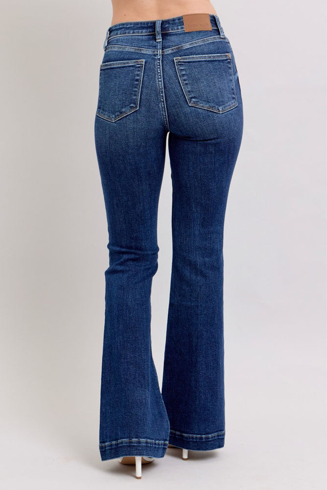 HW Petite Flare Trousers by Judy Blue