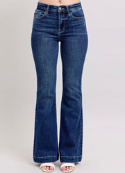 HW Petite Flare Trousers by Judy Blue