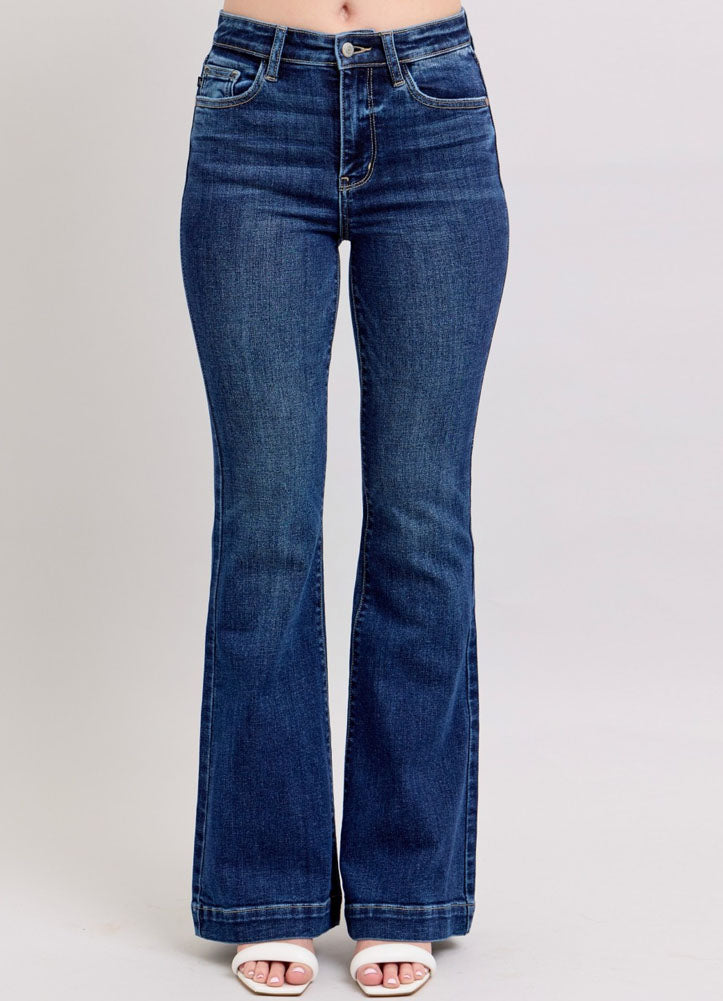 HW Petite Flare Trousers by Judy Blue