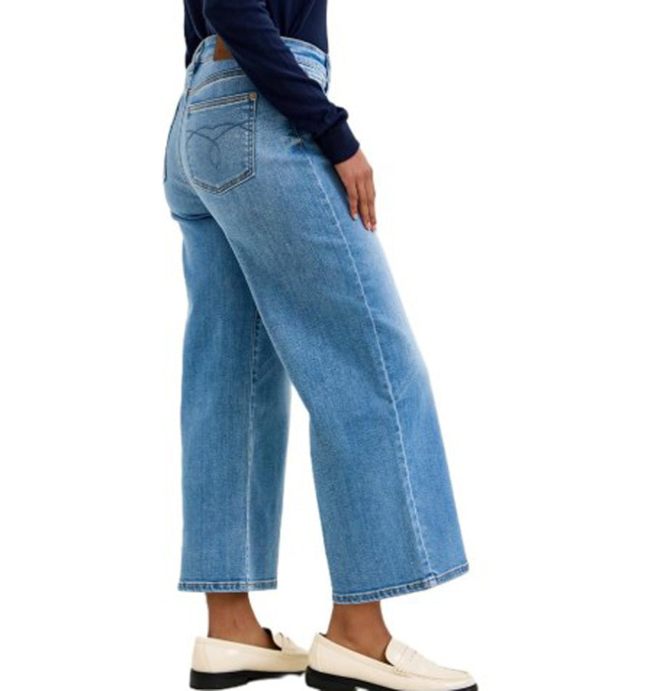MR Claudia Ankle Wide Leg Jeans by Judy Blue