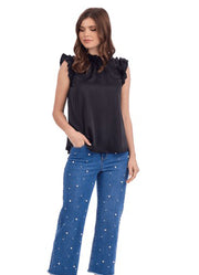 Townes Top Black by Mud Pie