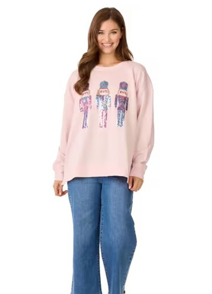 Nutcracker Sparkle Sweatshirt by Mud Pie