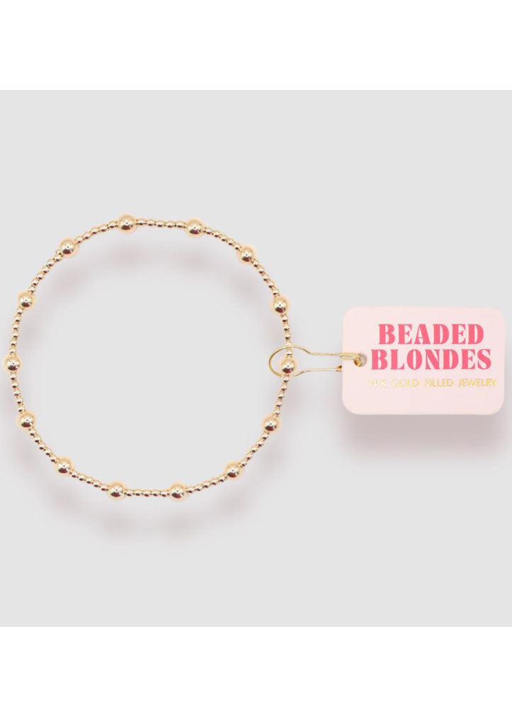 June Beaded Bracelet by Beaded Blondes