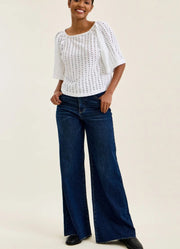 HW Luxe Retro Wide Leg Pants in Dark by Judy Blue