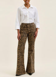 MR Jaqueline Flare Leopard Jeans by Judy Blue
