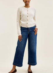 HR Claudia Ankle Wide Leg Jeans by Judy Blue