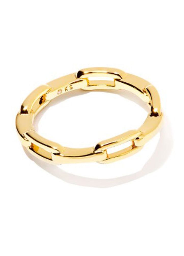 Andi Band Ring Gold Metal 9 by Kendra Scott