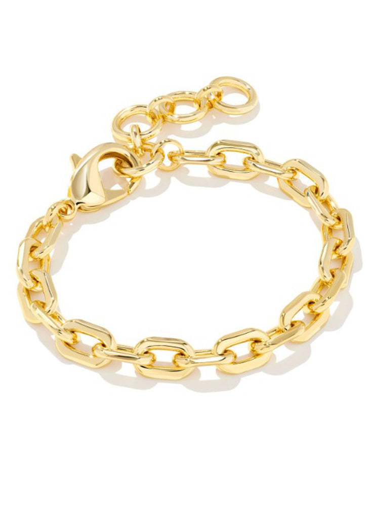 Korinne Chain Bracelet Gold Metal by Kendra Scott