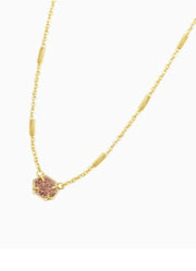 Mabel Necklace Gold Rose Gold Drusy by Kendra Scott