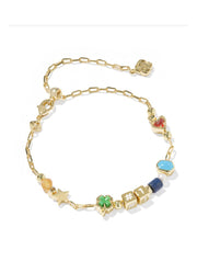 Lacey Delicate Chain Bracelet Gold Multi Mix by Kendra Scott