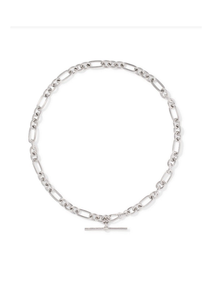 Embry Link Chain Necklace Rhod Metal by Kendra Scott