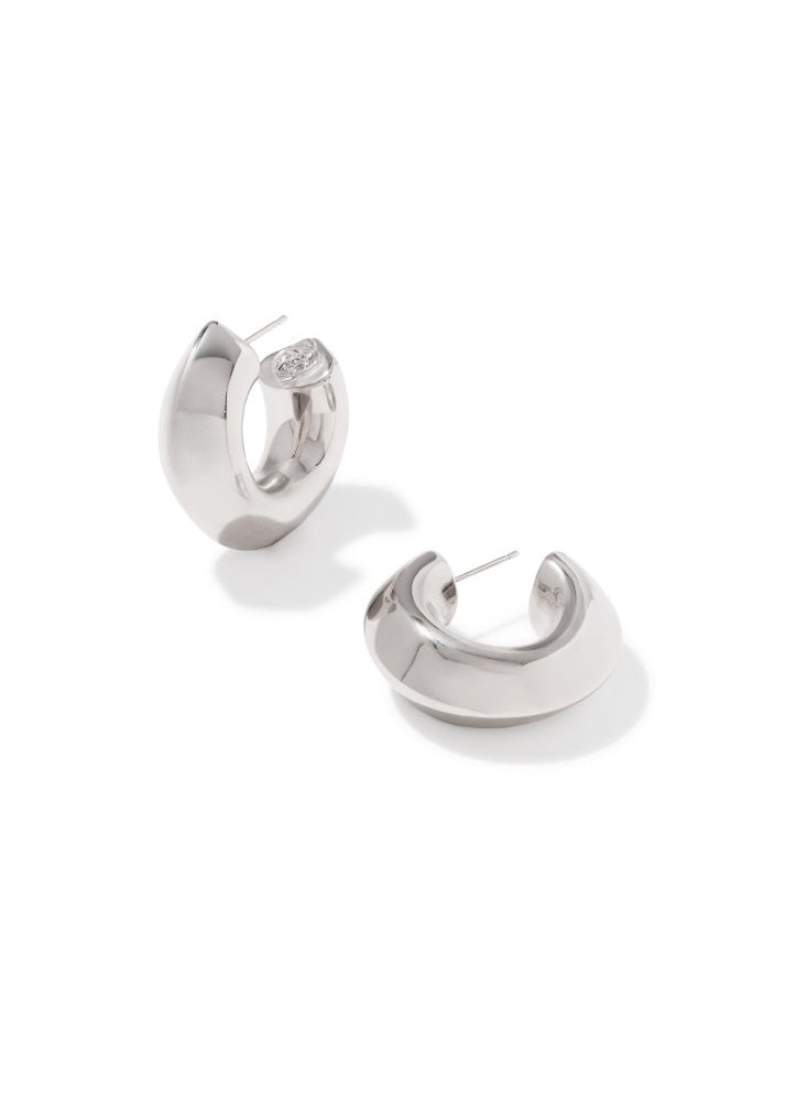 Embry Hoop Earring Rhod Metal by Kendra Scott