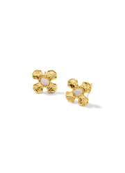Leanne Stud Earring Gold Natural Mop by Kendra Scott