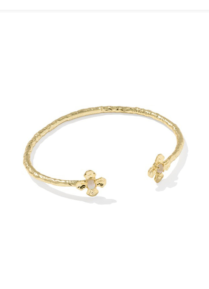 Leanne Cuff Bracelet Gold Natural Mop by Kendra Scott