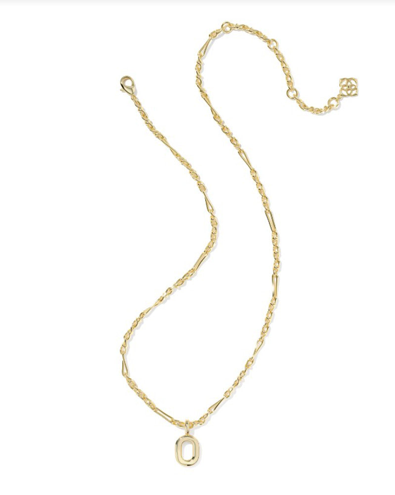 Bubble Letter O Gold Metal by Kendra Scott