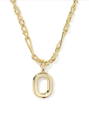 Bubble Letter O Gold Metal by Kendra Scott