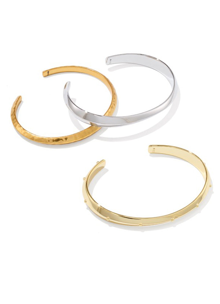 Oakland Set of 3 Cuff Bracelets Mixed Metal by Kendra Scott
