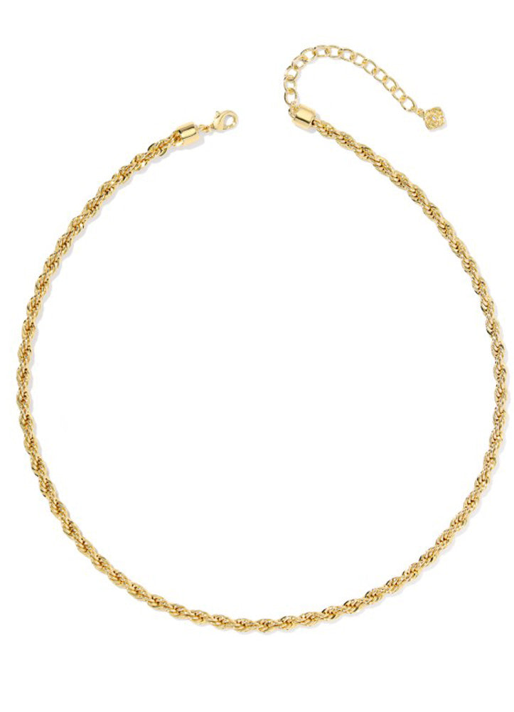 Isabelle Chain Necklace Gold Metal by Kendra Scott