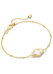 Abbie Satellite Bracelet Gold Ivory Mop by Kendra Scott