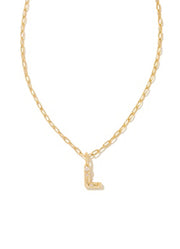 Crystal Letter ''L'' Pendant Necklace by Kendra Scott