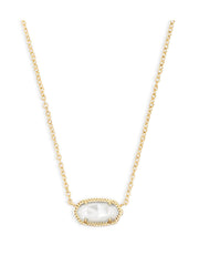 Elisa Pndnt Necklace Boxes Gold Ivory Mop by Kendra Scott