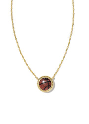 Basketball Short Pendant Necklace in Gold by Kendra Scott
