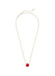 Jolie Short Pendant Necklace Gold Red Illusion by Kendra Scott