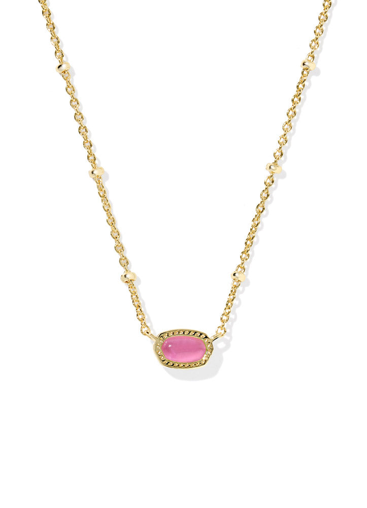 Mini Elisa Satellite Pendant Necklace Gold Azalea Illusion by Kendra Scott