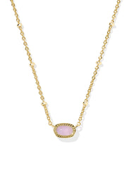 Mini Elisa Satellite Pendant Necklace Gold Purple Amethyst by Kendra Scott