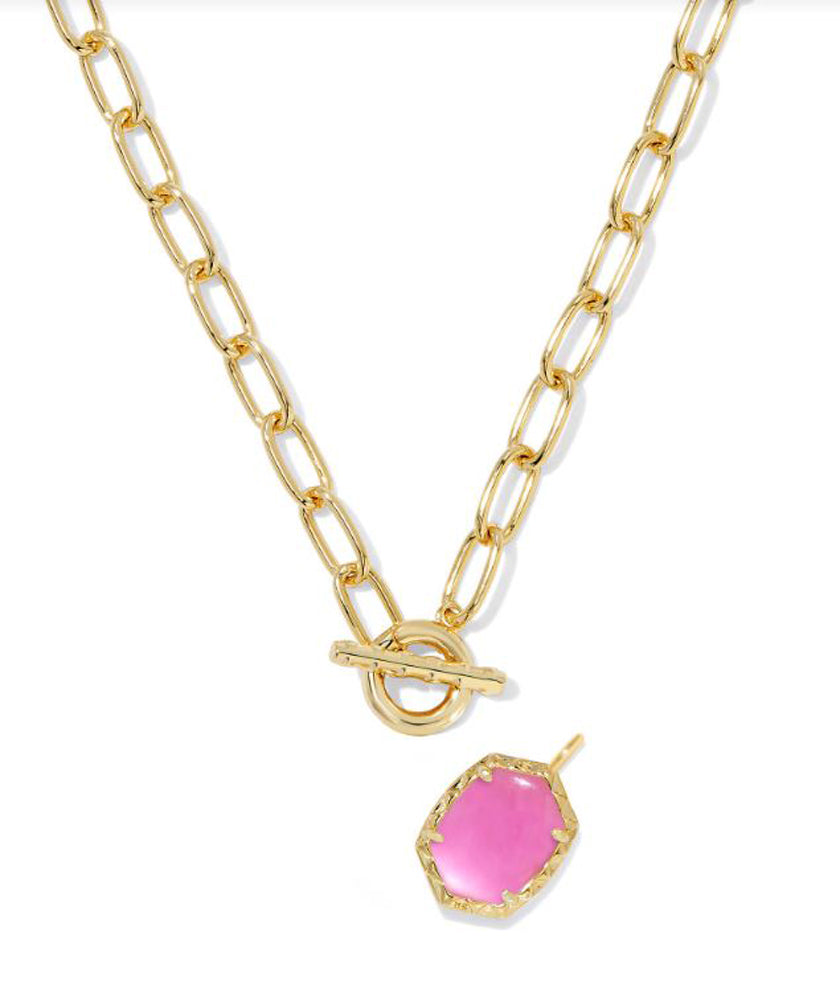 Daphne Link Chain Necklace Gold Azalea Illusion by Kendra Scott