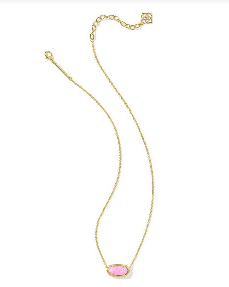 Elisa Necklace Gold Carnation Opal by Kendra Scott