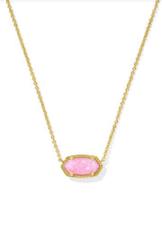 Elisa Necklace Gold Carnation Opal by Kendra Scott