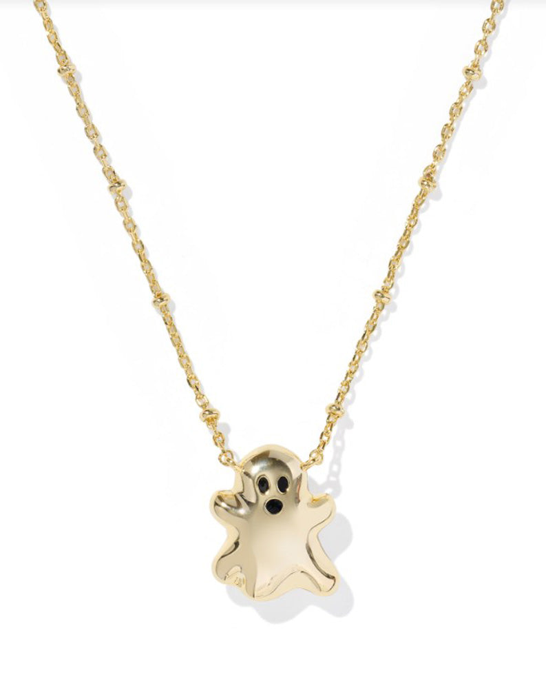 Ghost Short Pendant Necklace Gold White Mop by Kendra Scott