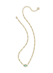 Elisa Figaro Pendant Necklace Gold Deep Aqua Illusion by Kendra Scott