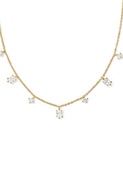Cailin Strand Necklace Gold White CZ by Kendra Scott