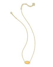 Elisa Necklace Gold Citrus Opal by Kendra Scott