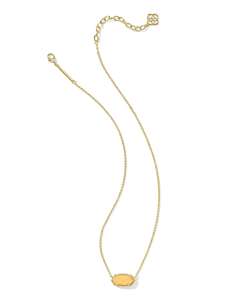 Elisa Necklace Gold Citrus Opal by Kendra Scott